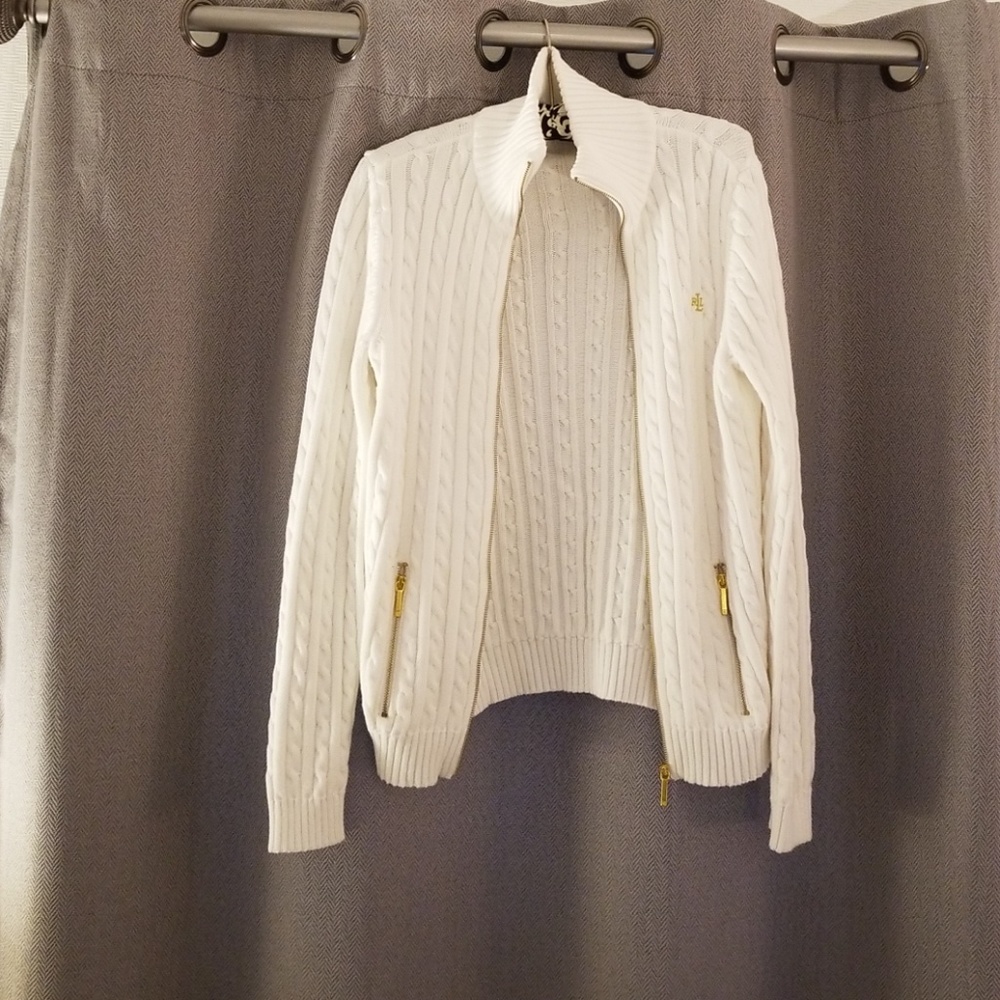 Ralph Lauren Zip Up Cardigan